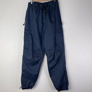 WETSKINS Men Rain Navy Coverall Pants Lined Size XXL